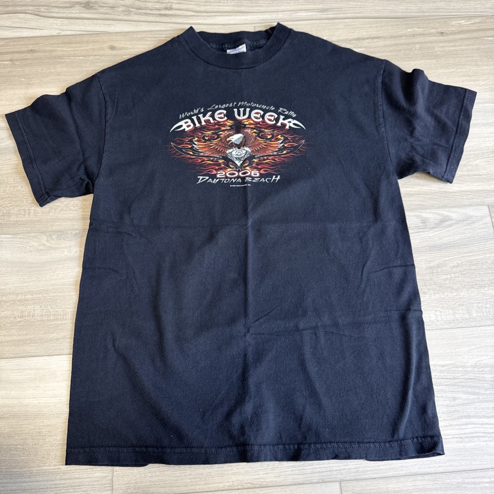 Vintage 2006 Bike Week Daytona Beach Shirt Size M Tennessee River Made In Mexico